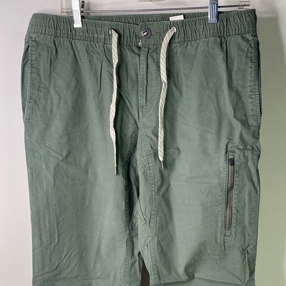 Vuori Rip Stop Men's Green Joggers Size Large - Picture 2 of 9